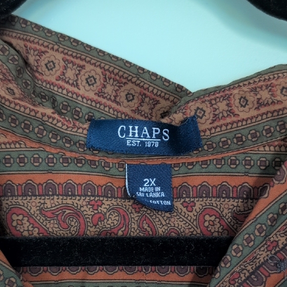 Chaps Multicolor Patterned Shirt - Picture 3 of 4